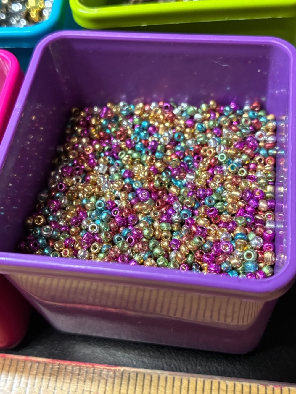 Mixed Lot of Jewelry seed Beads & Findings Set - Multicolor - Picture 5 of 9
